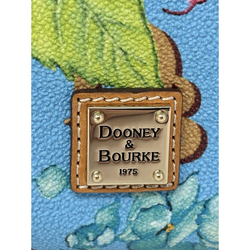 Dooney & Bourke Blue Floral Cosmetic Pouch - Picture 2 of 16